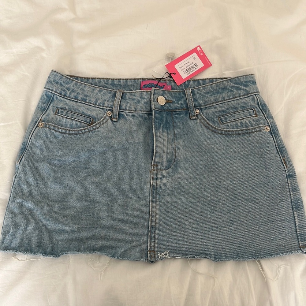 Edikted jean skirt size small